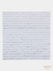Фотозона "Белые кирпичики", 45 х 45 см