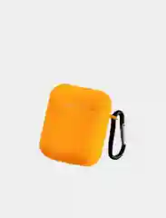 Оранжевый чехол силиконовый для Airpods 1/2