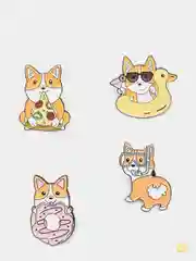 Металлический пин-значок "Cute cat"