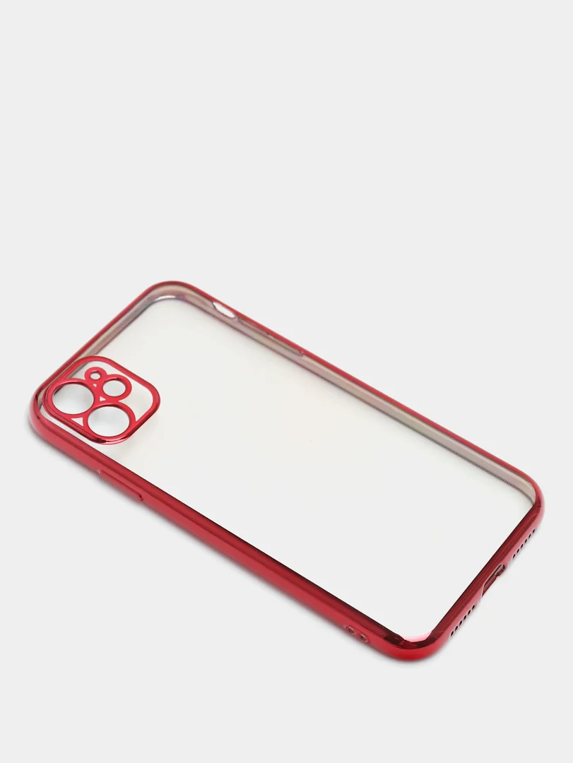 Красный силиконовый TPU чехол для iPhone X, 11, 11 Pro, 11 Pro Max