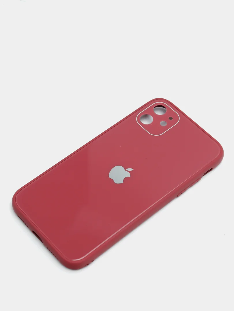 Красный чехол силиконовый для iPhone X, 11, 11, Pro 11, Pro Max