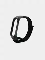 Черный нейлоновый ремешок для Xiaomi Mi Band 3 / 4 / 5 / 6