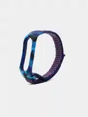 Индиго нейлоновый ремешок для Xiaomi Mi Band 3 / 4 / 5 / 6