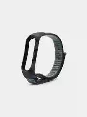 Угольный нейлоновый ремешок для Xiaomi Mi Band 3 / 4 / 5 / 6