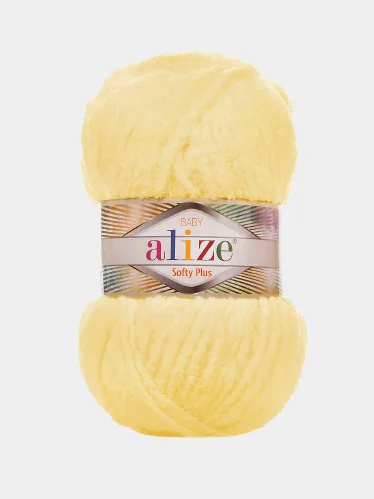 Пряжа Alize Softy plus, 100% микрополиэстер, 100 г, 120 м