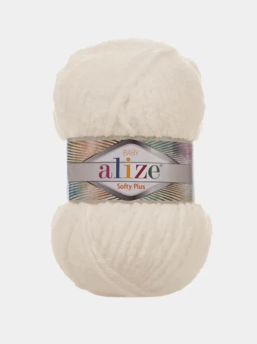 Пряжа Alize Softy plus, 100% микрополиэстер, 100 г, 120 м