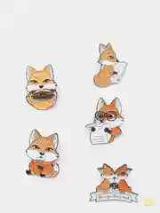 Металлический пин-значок "Little Fox"