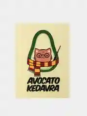 Ежедневник в тонкой обложке Avocato kedavra А5, 80 листов