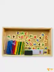 Зеленый обучающая игра, математика, счетные палочки, настольная игра, деревянная игрушка
