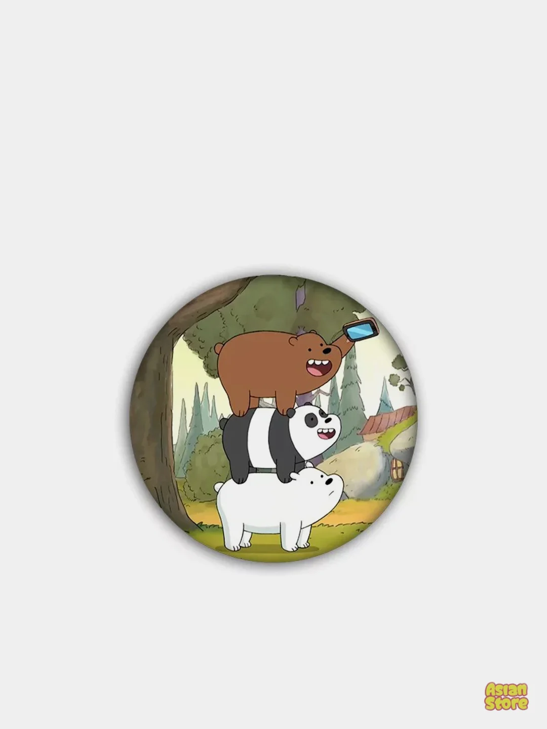 Лимонный значки We Bare Bears, "Вся правда о медведях", 11 видов