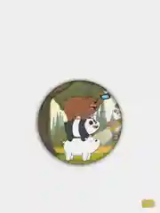Лимонный значки We Bare Bears, "Вся правда о медведях", 11 видов