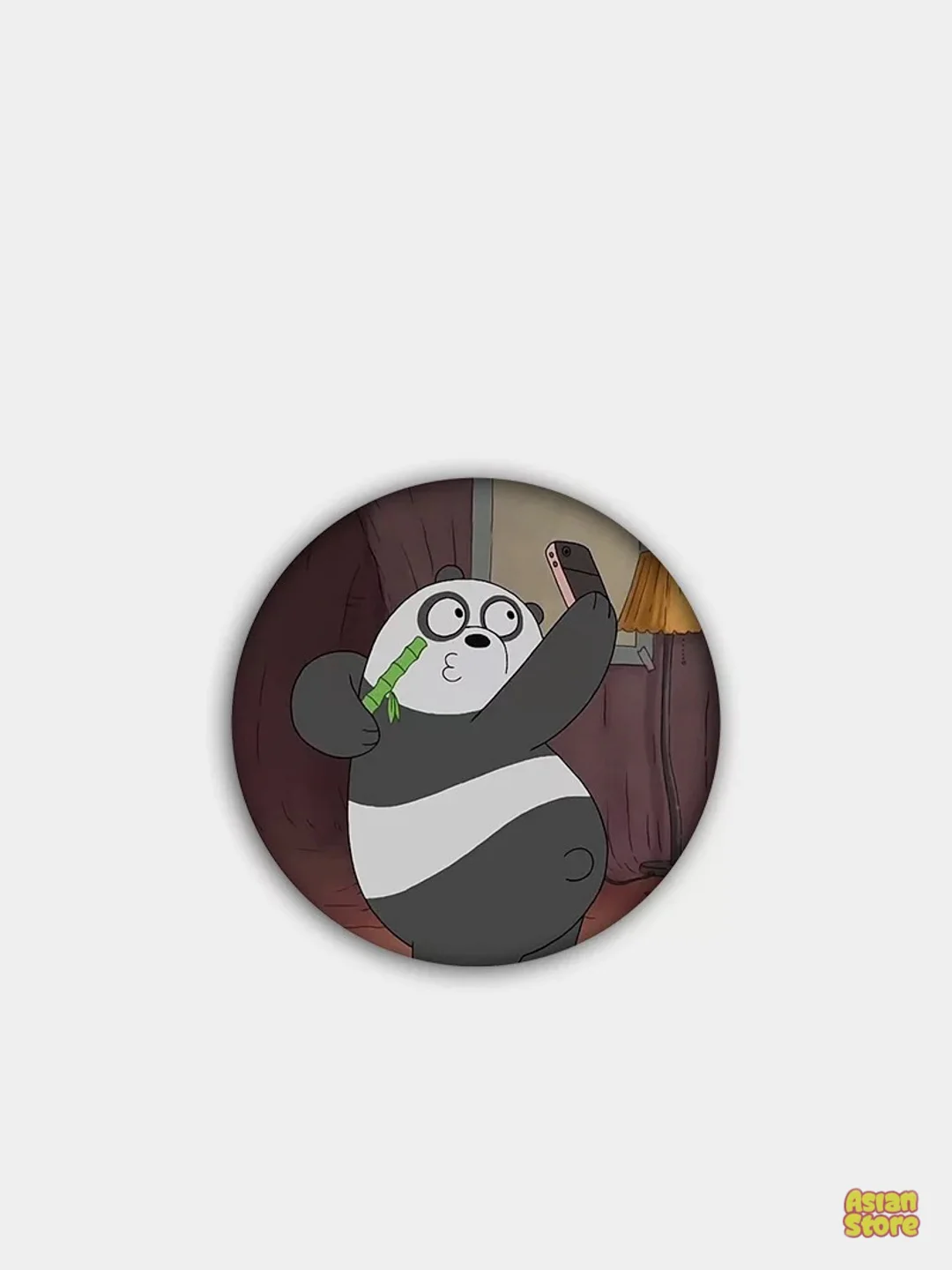 Желтый значки We Bare Bears, "Вся правда о медведях", 11 видов