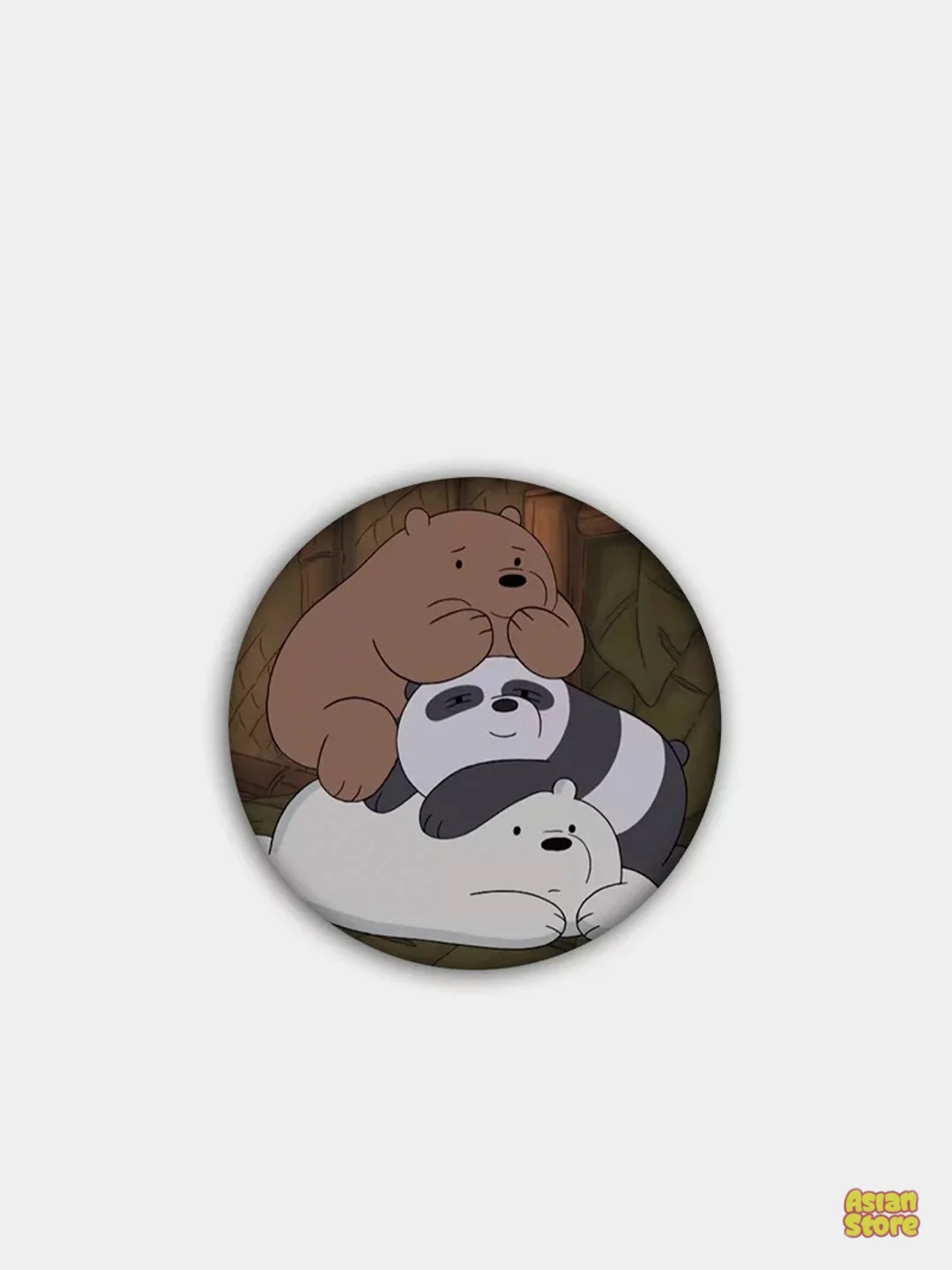 Белый значки We Bare Bears, "Вся правда о медведях", 11 видов