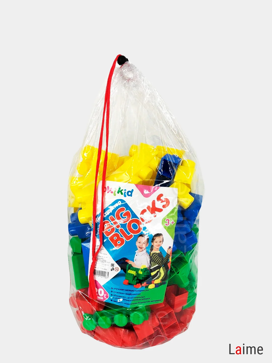 Конструктор BigBlocks OKIKID 20 дет, 40 дет, 60 дет, 80 дет, 120 дет
