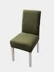 Оливковый чехол на стул, на резинке