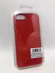 Красный силиконовый защитный чехол для iPhone 7, iPhone 8