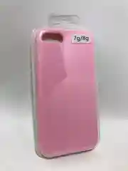 Розовый силиконовый защитный чехол для iPhone 7, iPhone 8