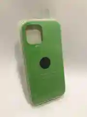 Лайм защитный силиконовый чехол для iPhone 12 Pro, с яблоком