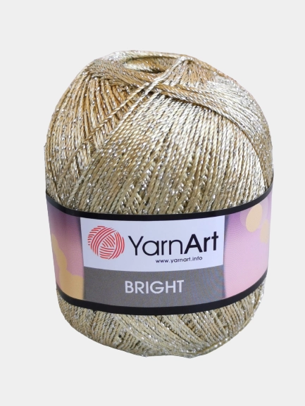 Пряжа YarnArt Bright, 80% полиамид, 20% металлик, 90 г, 340 м