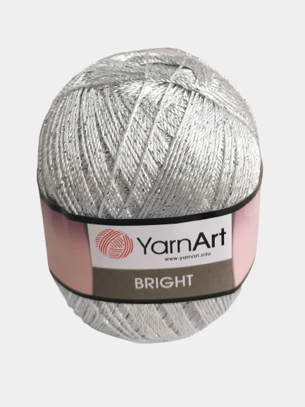 Пряжа YarnArt Bright, 80% полиамид, 20% металлик, 90 г, 340 м