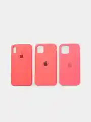 Розовый чехол Silicone case для iPhone 11/XR/12/7/8/X/XS/6S/Pro/Max,Plus,SE Силиконовый (айфон)