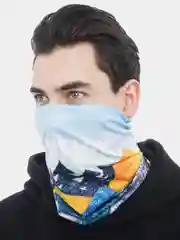 Белый балаклава труба утеплённая