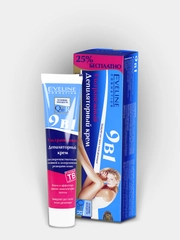 Eveline Cosmetics Крем для депиляции 9в1  Q10+R Ультранежный, 125мл