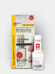 Eveline Cosmetics Здоровые Ногти 8в1 Препарат(лак) для Восстановления ногтей Silver, 12мл