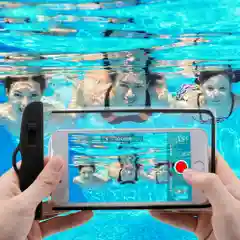 Черный чехол для телефона водонепроницаемый, чехол-сумка для телефона, герметичный
