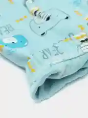 Бирюзовый пижама детская хлопковая