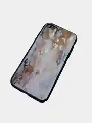 Бежевый яркий чехол цветные принты картинки iPhone 5S, SE 6 6S 7 8 Plus X XS XR 11 12 Mini Pro Max