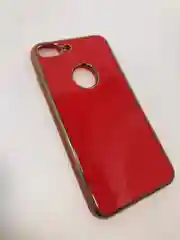 Красный силиконовый чехол iPhone 7plus iPhone 8 plus