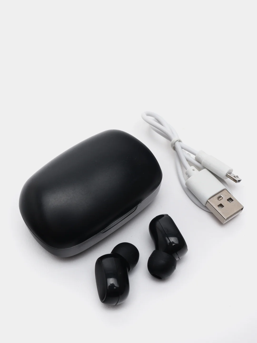 Белый наушники беспроводные TWS T10 Stereo