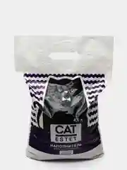Фиолетовый наполнитель для кошачьего туалета Cat Estet, впитывающий, 4,6 л