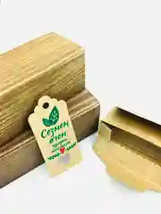 Бирка крафт, 50шт, "Ручная работа для тебя"