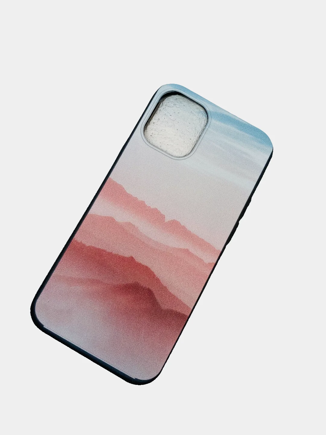 Коралловый яркий чехол цветные принты картинки на iPhone 5S/SE/6/6S/7/8/Plus/X/XS/XR/11/12/Mini/Pro/Max