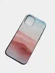 Коралловый яркий чехол цветные принты картинки на iPhone 5S/SE/6/6S/7/8/Plus/X/XS/XR/11/12/Mini/Pro/Max
