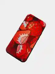 Красный яркий чехол цветные принты картинки на iPhone 5S/SE/6/6S/7/8/Plus/X/XS/XR/11/12/Mini/Pro/Max