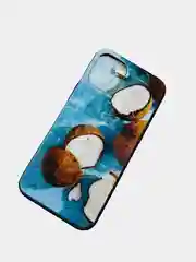 Бирюзовый яркий чехол цветные принты картинки на iPhone 5S/SE/6/6S/7/8/Plus/X/XS/XR/11/12/Mini/Pro/Max