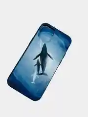Голубой яркий чехол цветные принты картинки на iPhone 5S/SE/6/6S/7/8/Plus/X/XS/XR/11/12/Mini/Pro/Max
