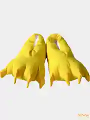 Желтый кигуруми тапочки