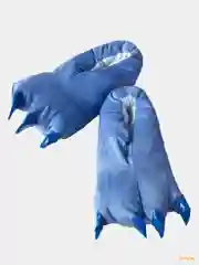 Синий кигуруми тапочки