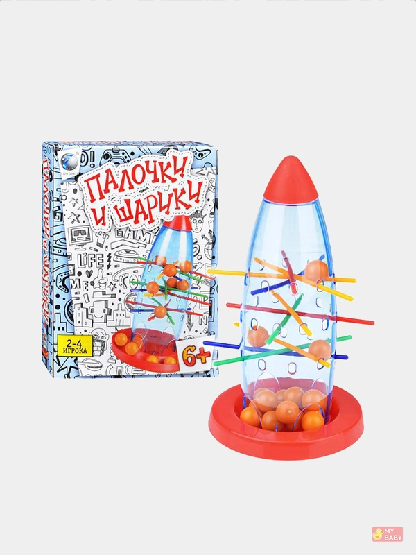 Настольная игра "Палочки и шарики" купить по цене 199 ₽ в интернет ...