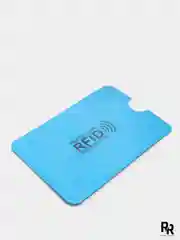 Синий чехол для банковских карт с защитой от кражи данных, с RFID защитой от считывания