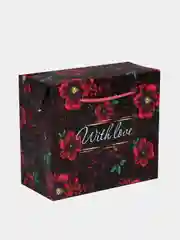 Пакеткоробка With love, 23 х 18 х 11 см, 8 марта