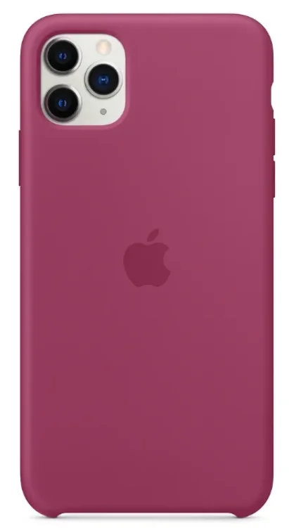 Багровый чехол для iPhone 11 Silicon Case, 15 цветов