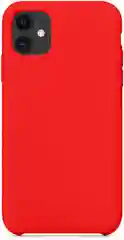 Красный чехол для iPhone 11 Silicon Case, 15 цветов
