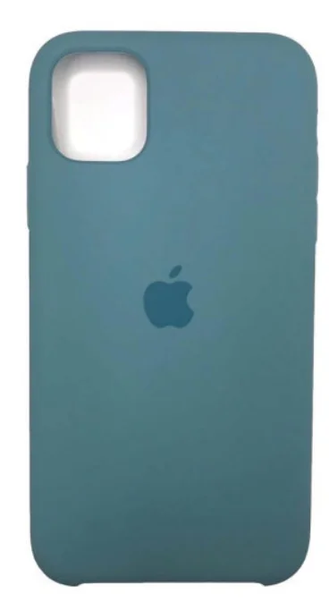 Бирюзовый чехол для iPhone 11 Silicon Case, 15 цветов