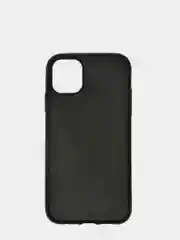 Черный чехол на iPhone, декор "кожа"