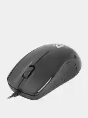 Черный мышь проводная оптическая Defender Optimum MB-160 черный, 3 кнопки, 1000 dpi